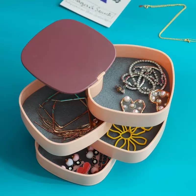 Rotating Multi-layer Jewelry box